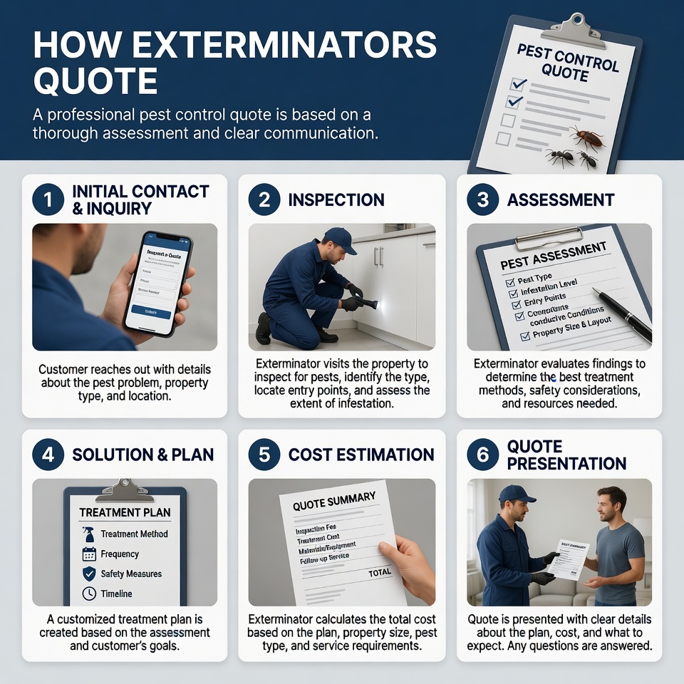 How Exterminators Quote 1 Internal Audit of pest control cost