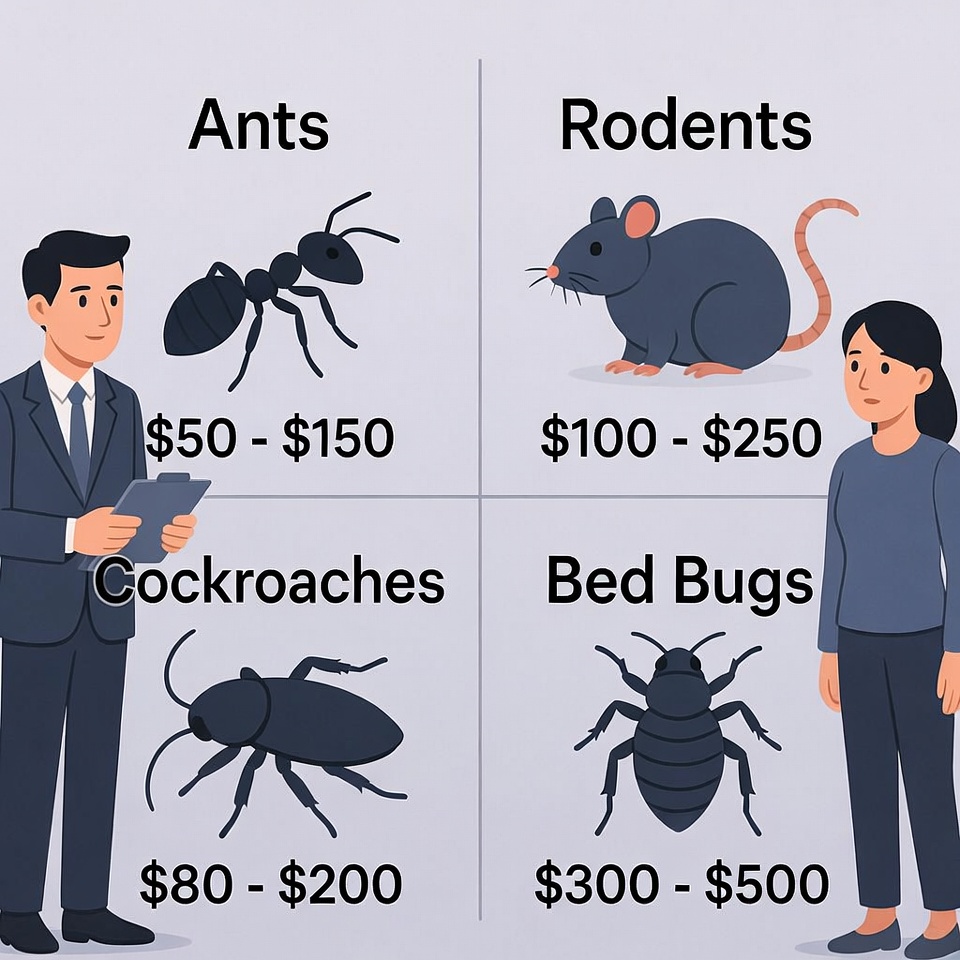 Pest Control Cost by Pest Type 1