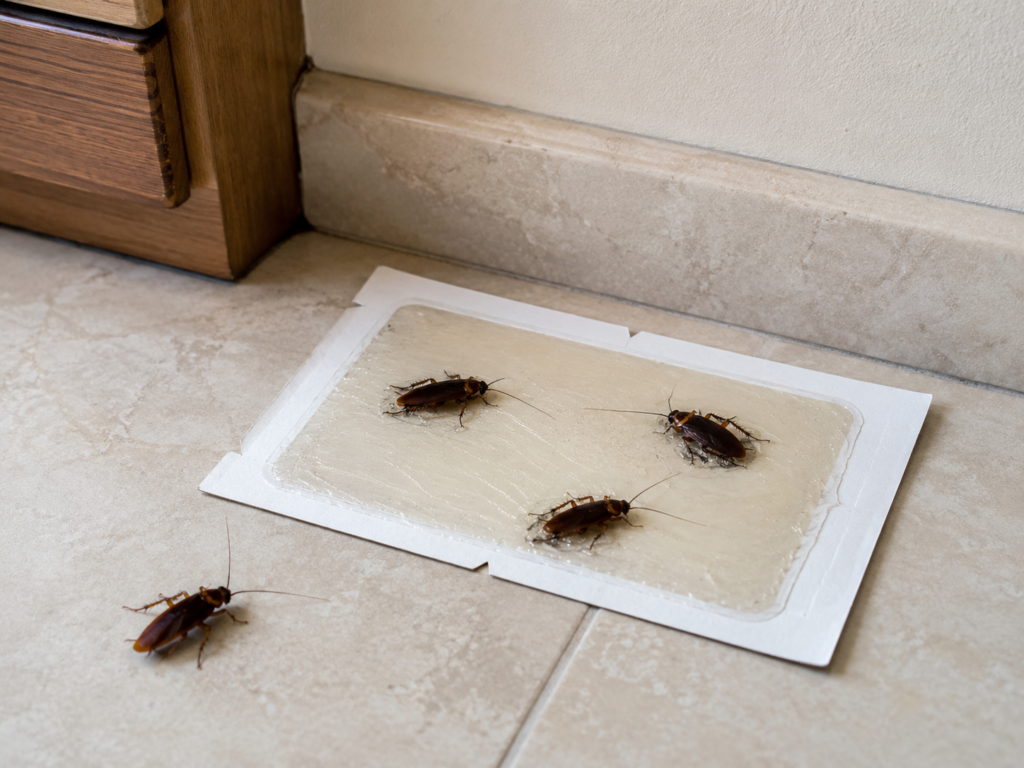 DIY Ideas to Get Rid of Cockroaches: Complete Roach Removal and Control Guide 2 sticky trap for cockroach